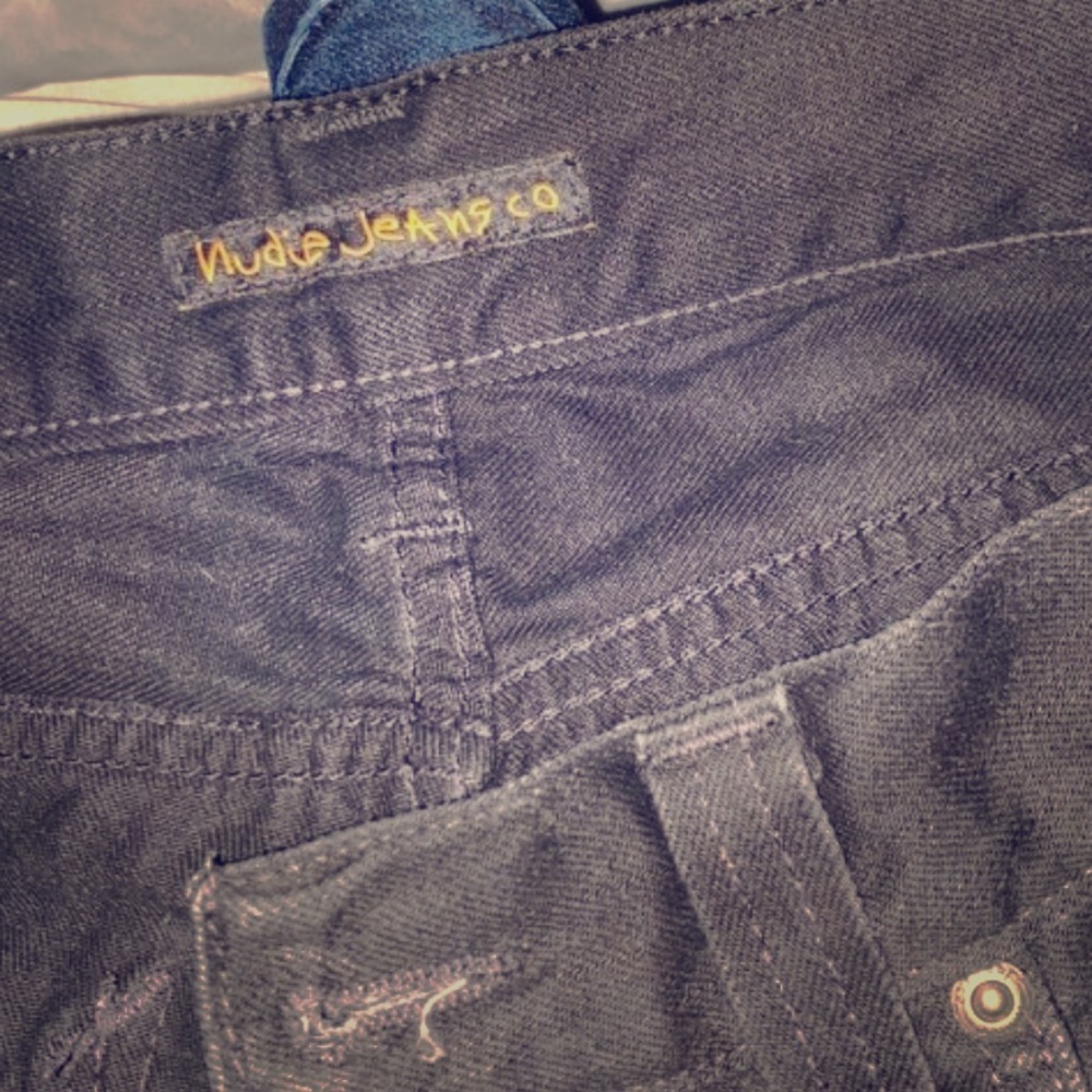 Men’s black designer jean